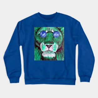 Steampunk lion Crewneck Sweatshirt